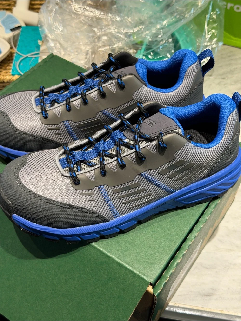 Danner Women's Gray & Blue Trail Sneakers